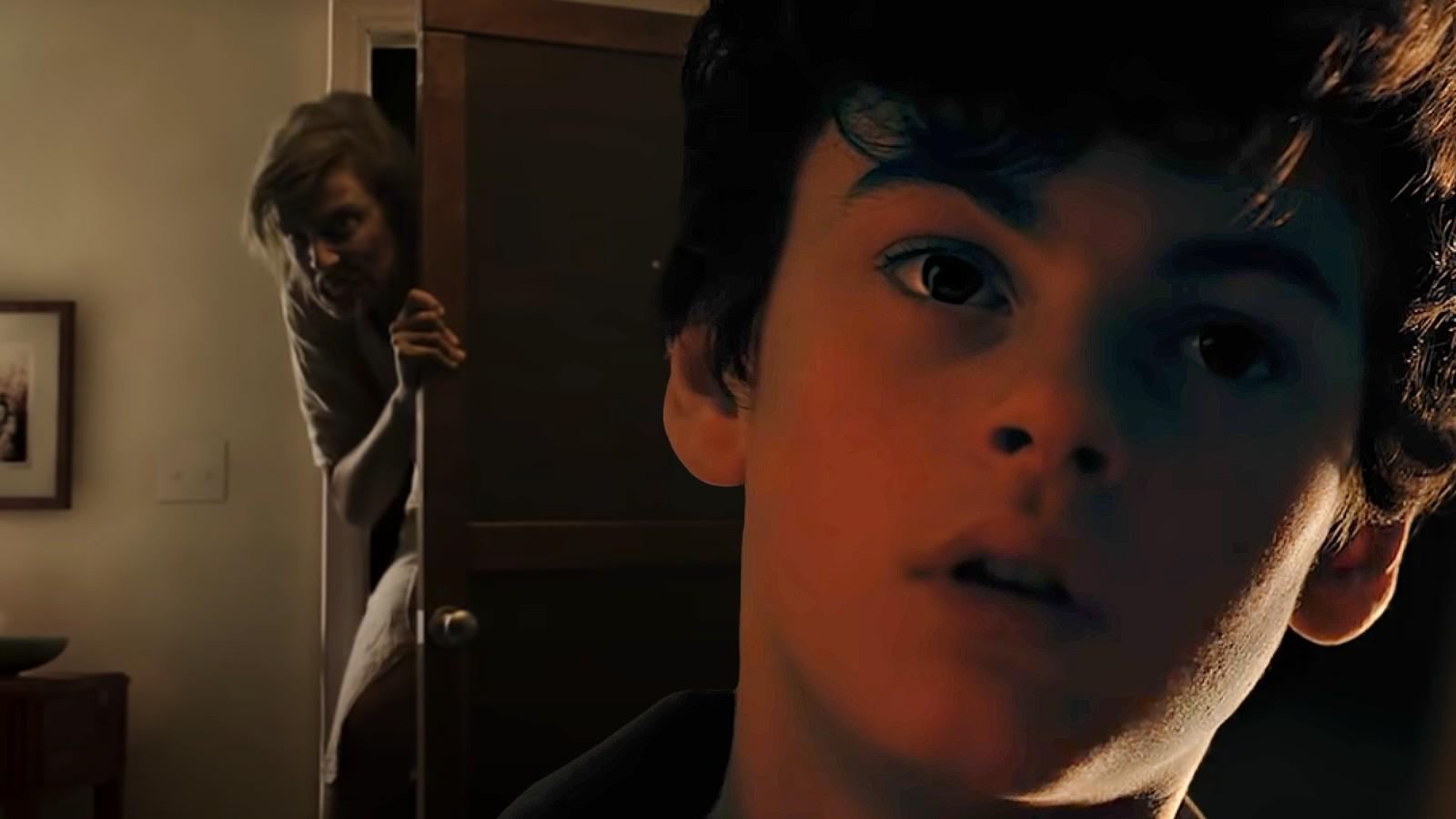 Two stills from the Intruders short film