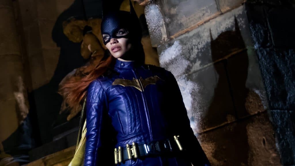 Leslie Grace in her Batgirl costume.