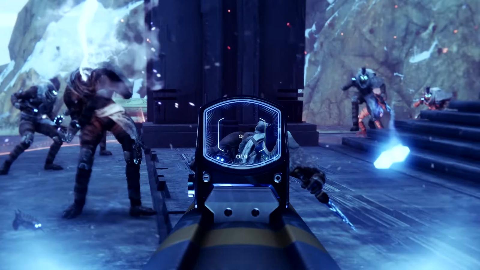 A screenshot from the Destiny 2 Into the Light trailer