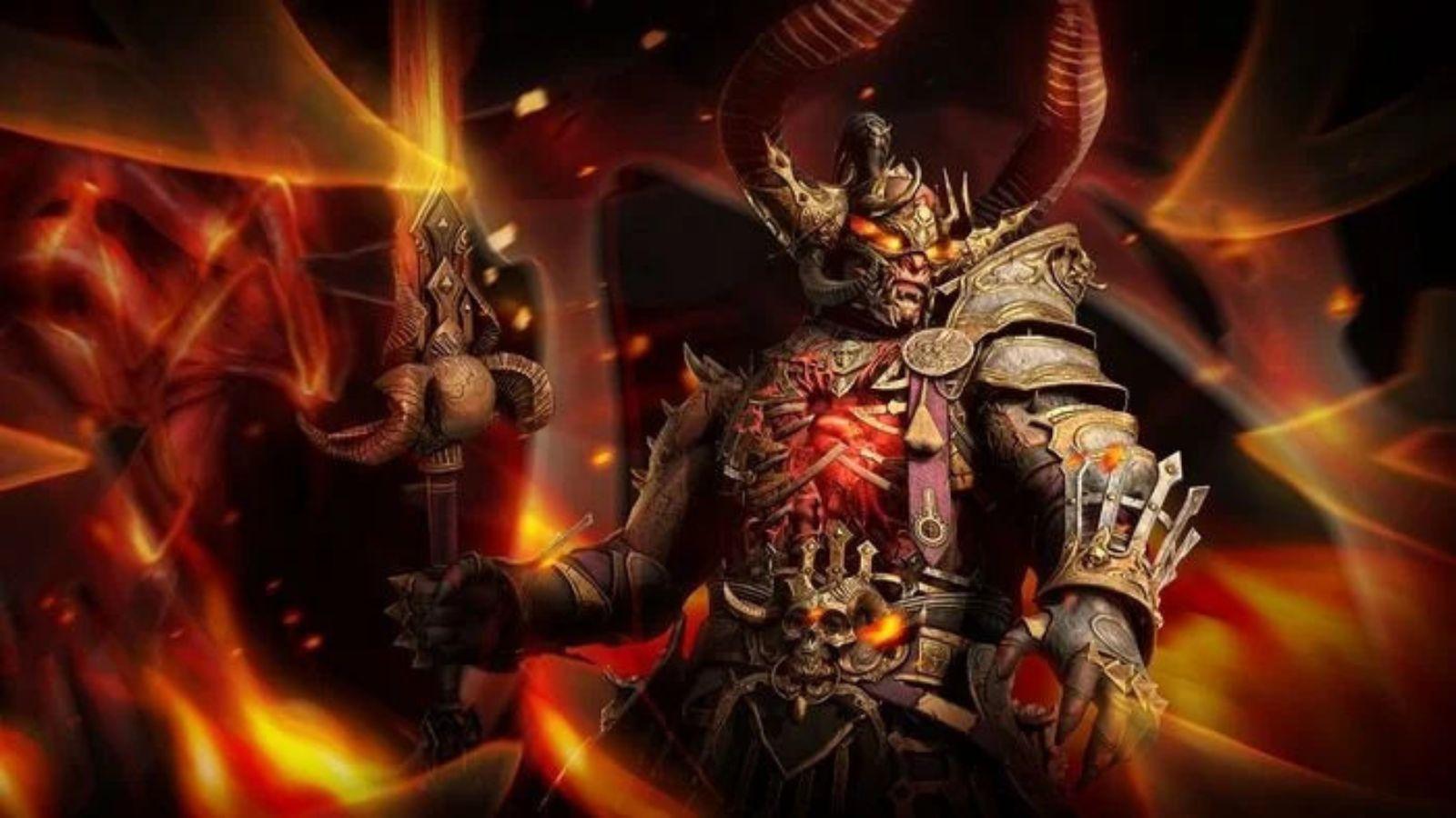 Diablo 4 Season 4 Barbarian Promo Art