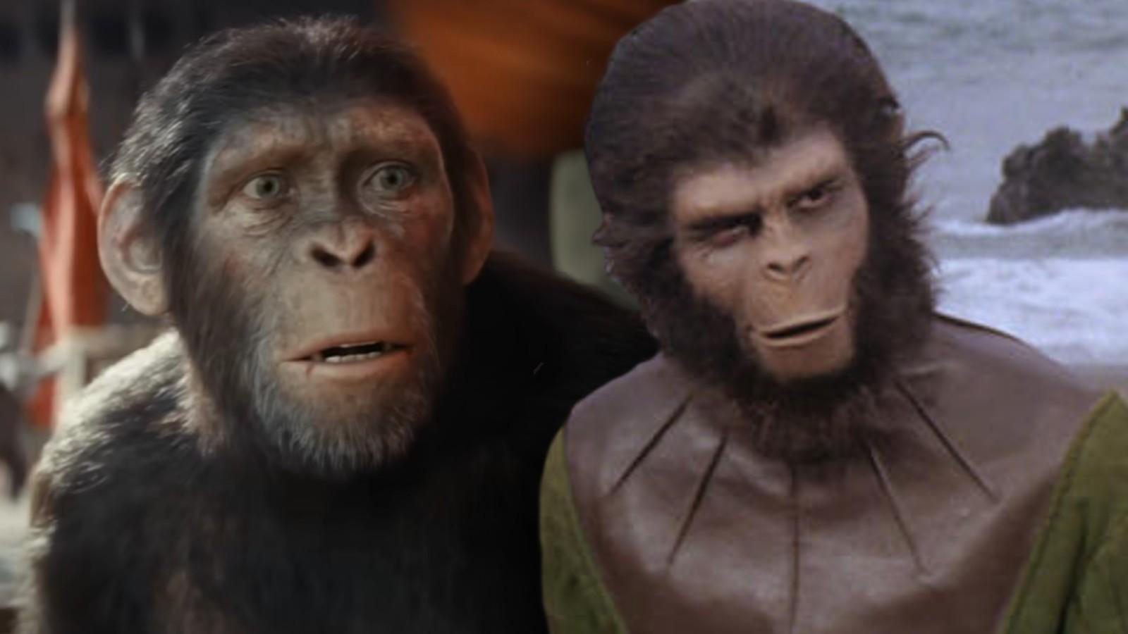 Noa in Kingdom of the Planet of the Apes and Cornelius in Planet of the Apes