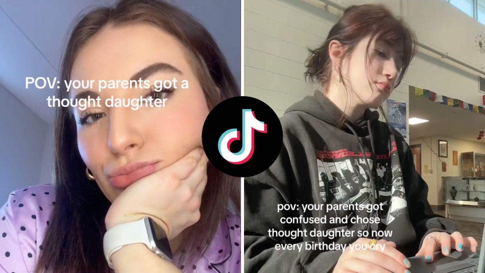 Thought daughter trend on TikTok