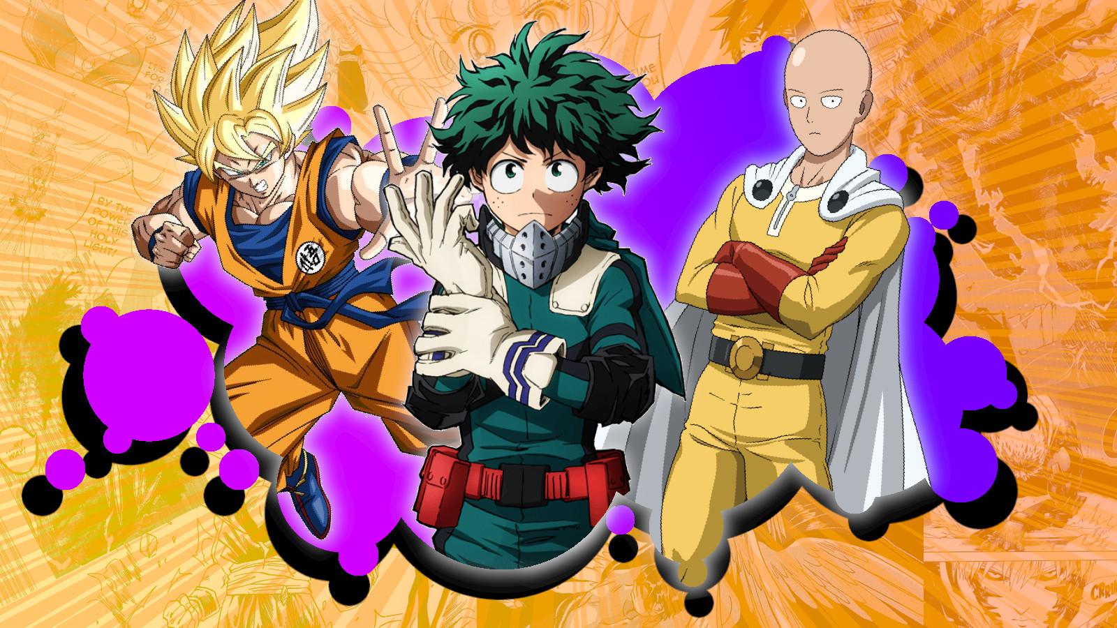 Goku, Deku and Saitama lead our coverage of the best superhero anime