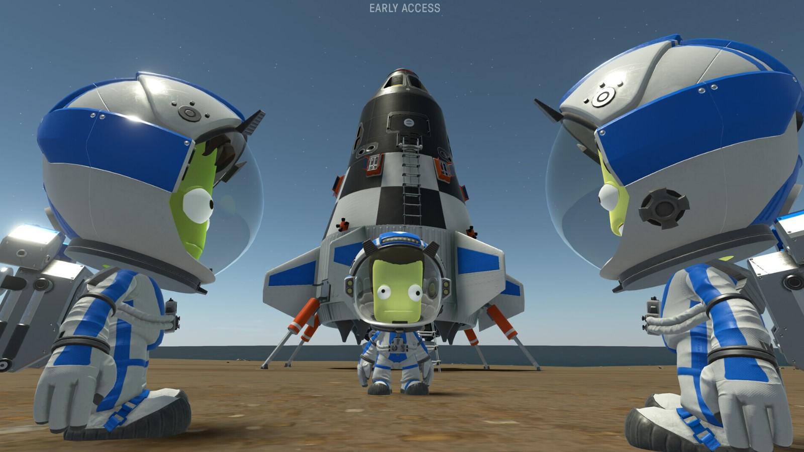 Kerbal Space Program 2 astronauts ready for takeoff