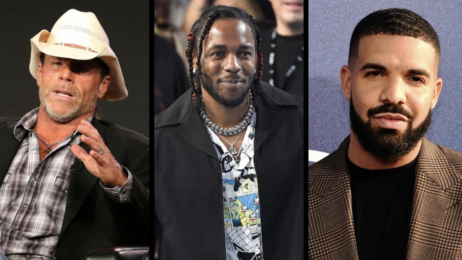 Shawn Michaels believes that Kendrick Lamar and Drake should settle their rap beef in a WWE ring