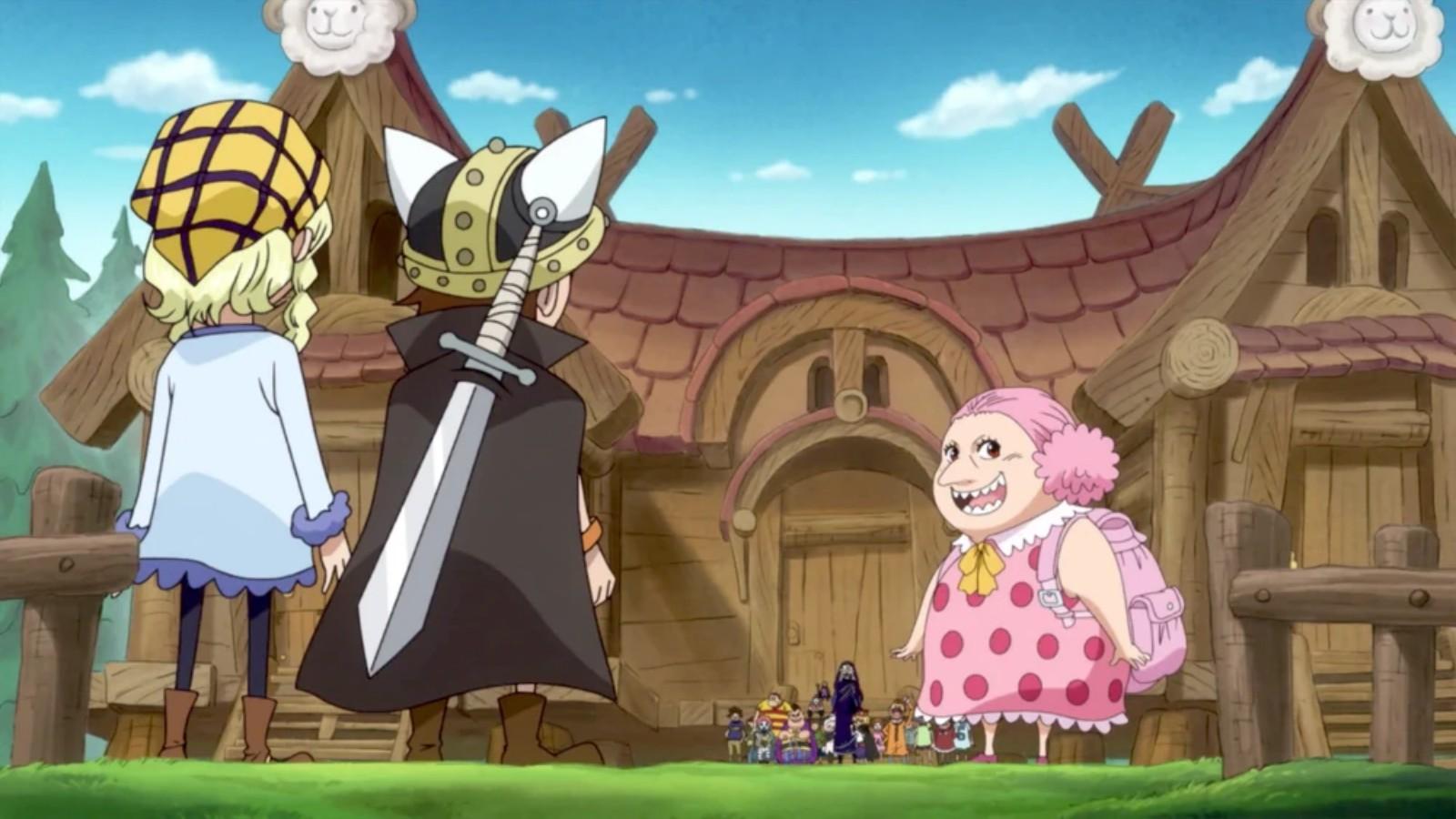 Big Mom and other giant children on Elbaf