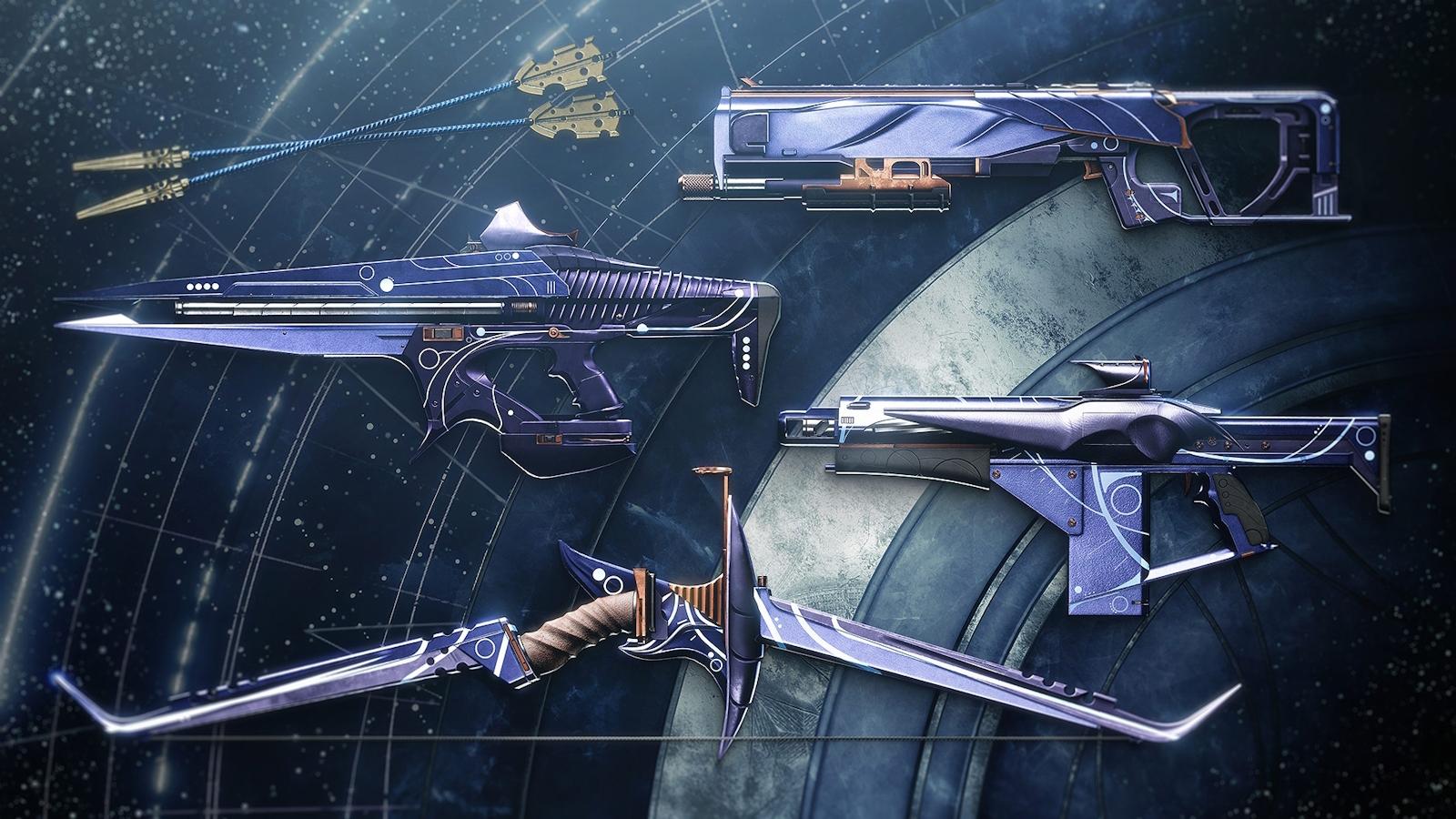Season of the Wish red border weapons in Destiny 2.