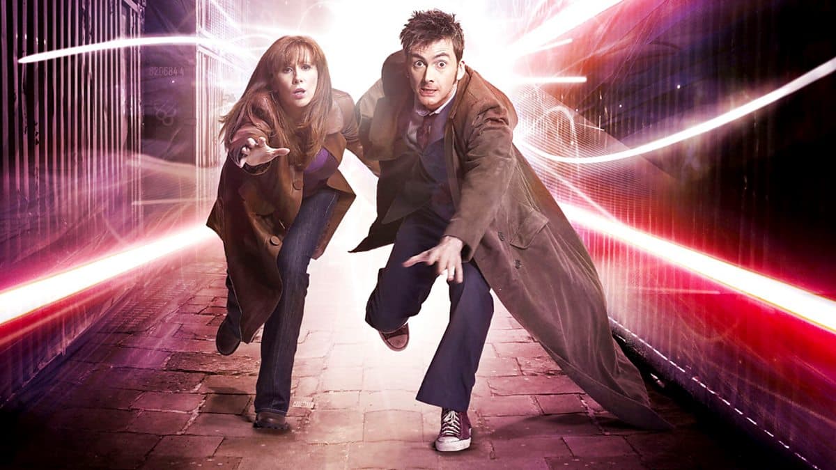 David Tennant and Catherine Tate in Doctor Who Season 4.