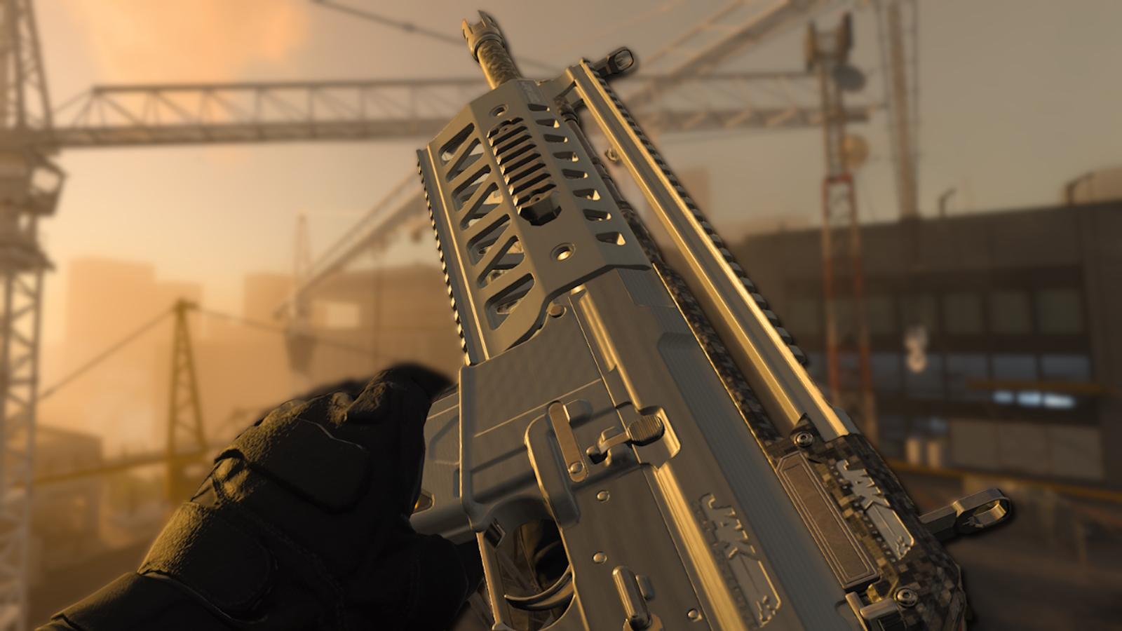 AMR9 with JAK Atlas conversion kit equipped in MW3 and Warzone.