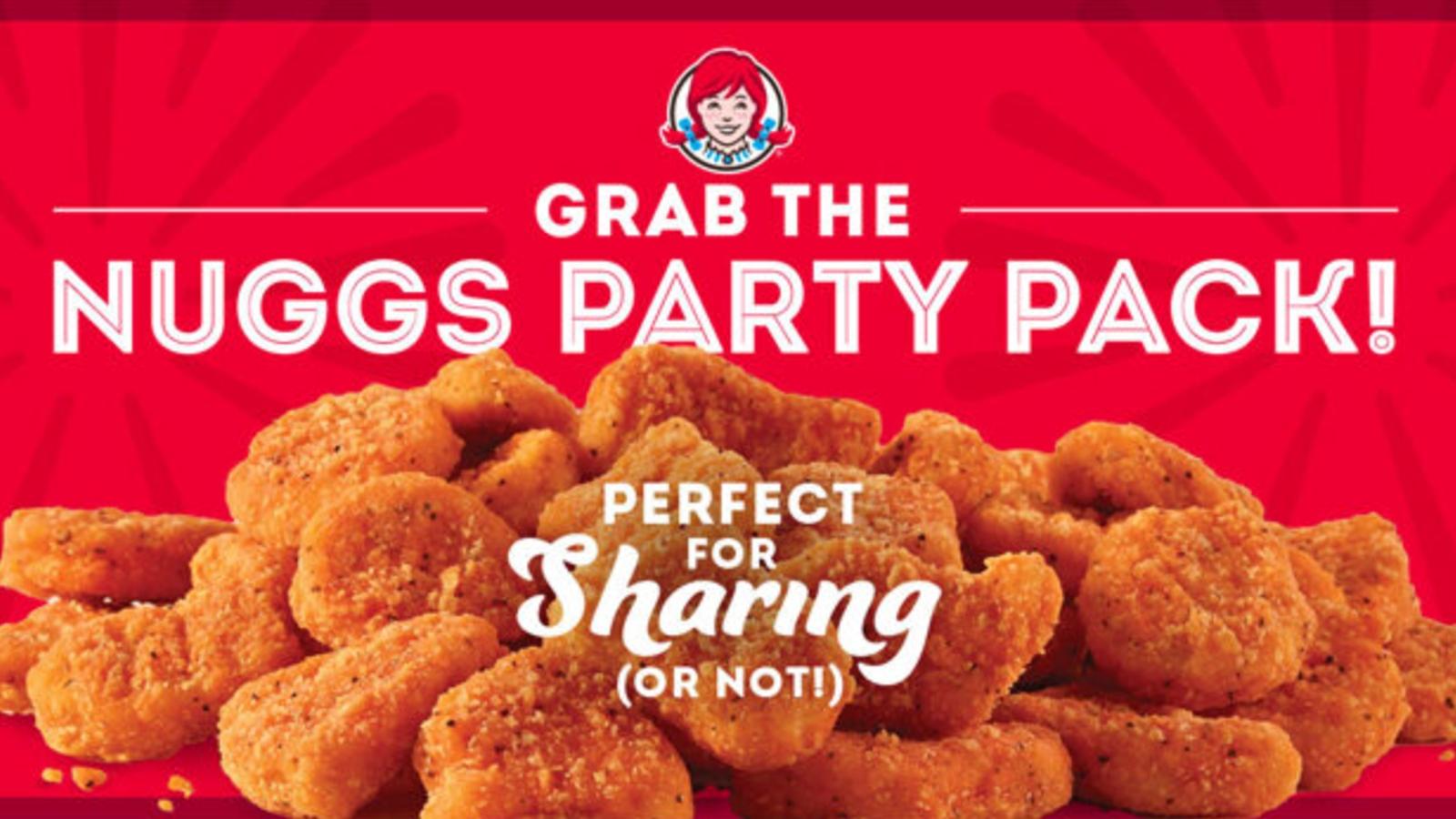 Wendy's party pack