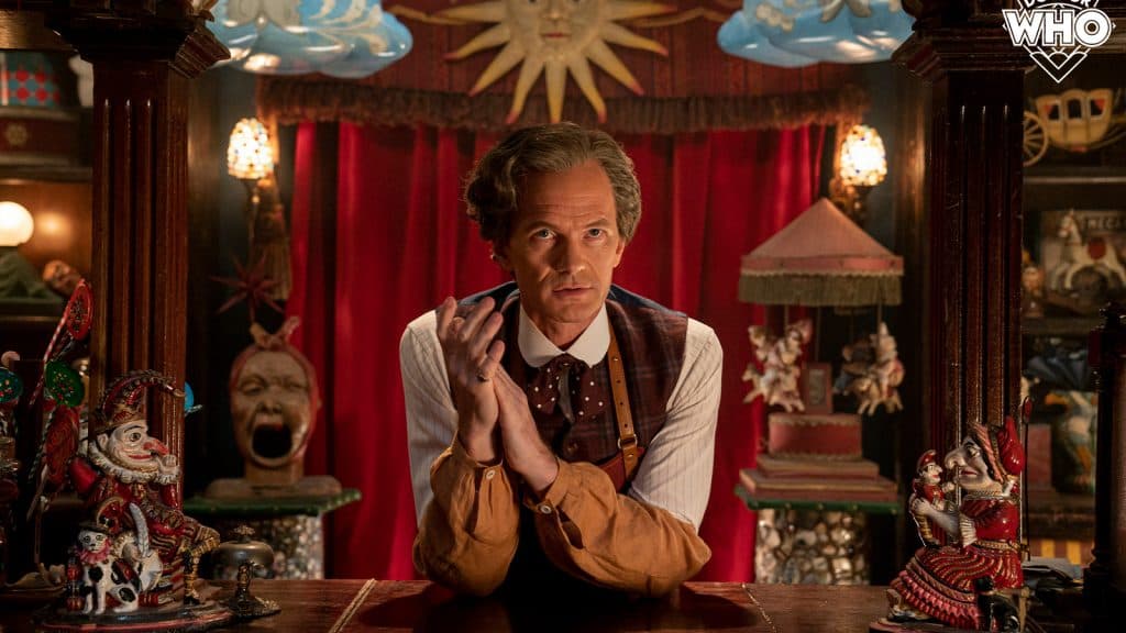 Neil Patrick Harris as the Celestial Toymaker from Doctor Who.