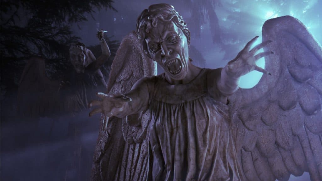 The Weeping Angels from Doctor Who.