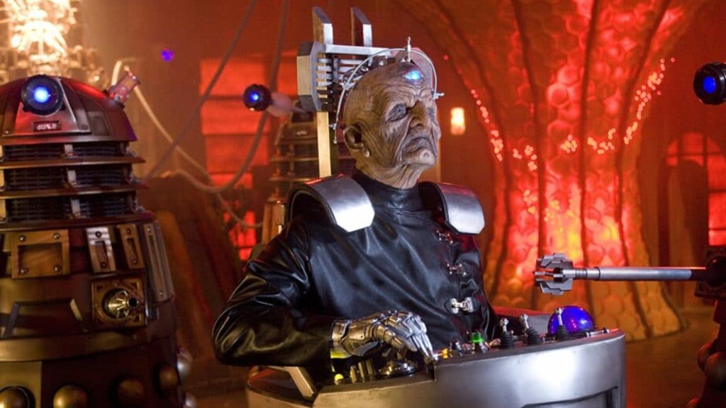Davros the leader of the Daleks from Doctor Who.