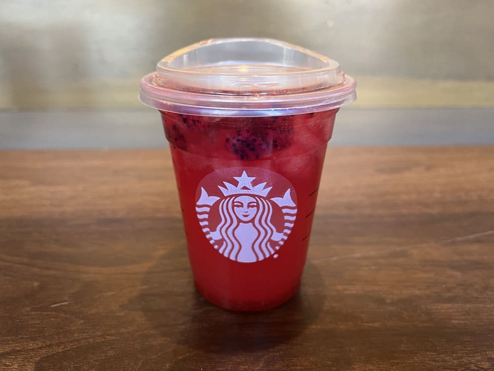 Starbucks spicy dragonfruit refresher