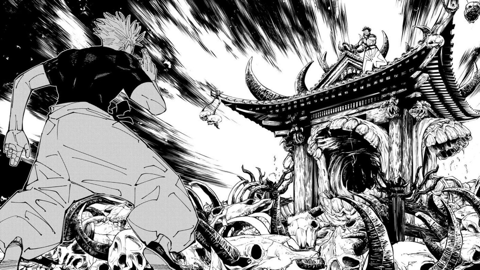 Gojo and Sukuna's fight in Jujutsu Kaisen Chapter 225
