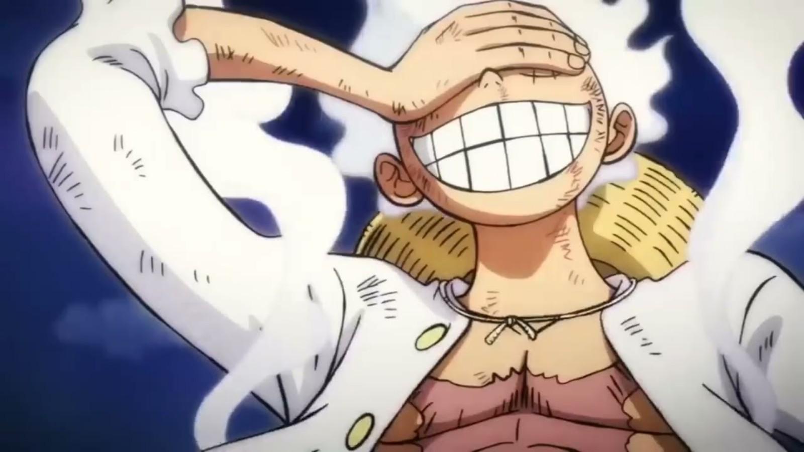 Luffy in Gear 5 in One Piece