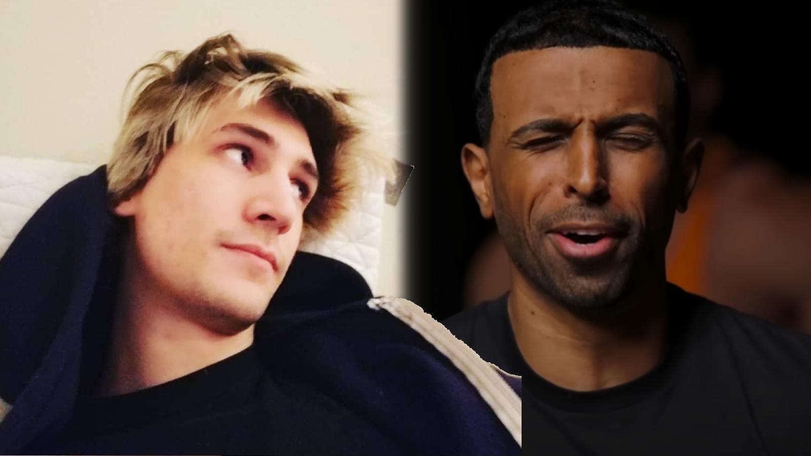 xQc and Myron from Fresh & Fit