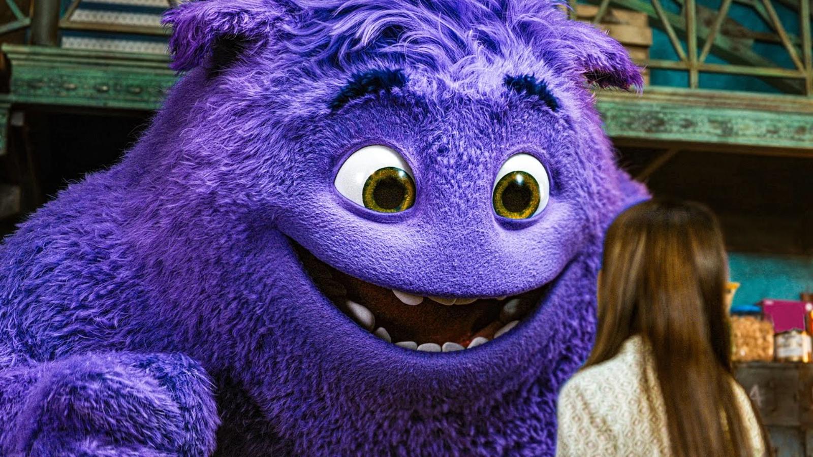 Steve Carrell as Blue, a large purple furry creature in IF