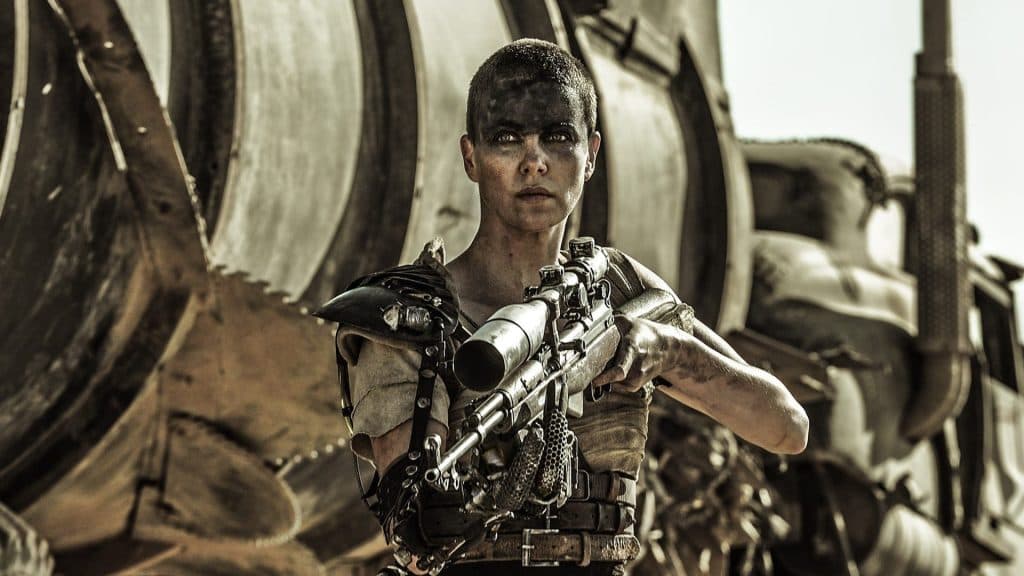 Charlize Theron as Furiosa in Mad Max Fury Road