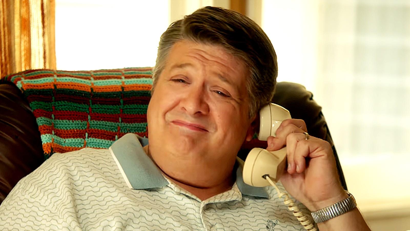 George on the phone in Young Sheldon