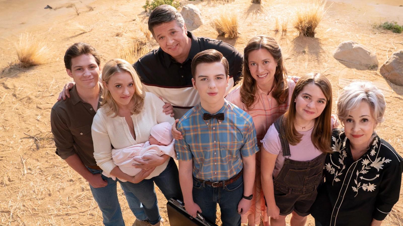 The cast of Young Sheldon