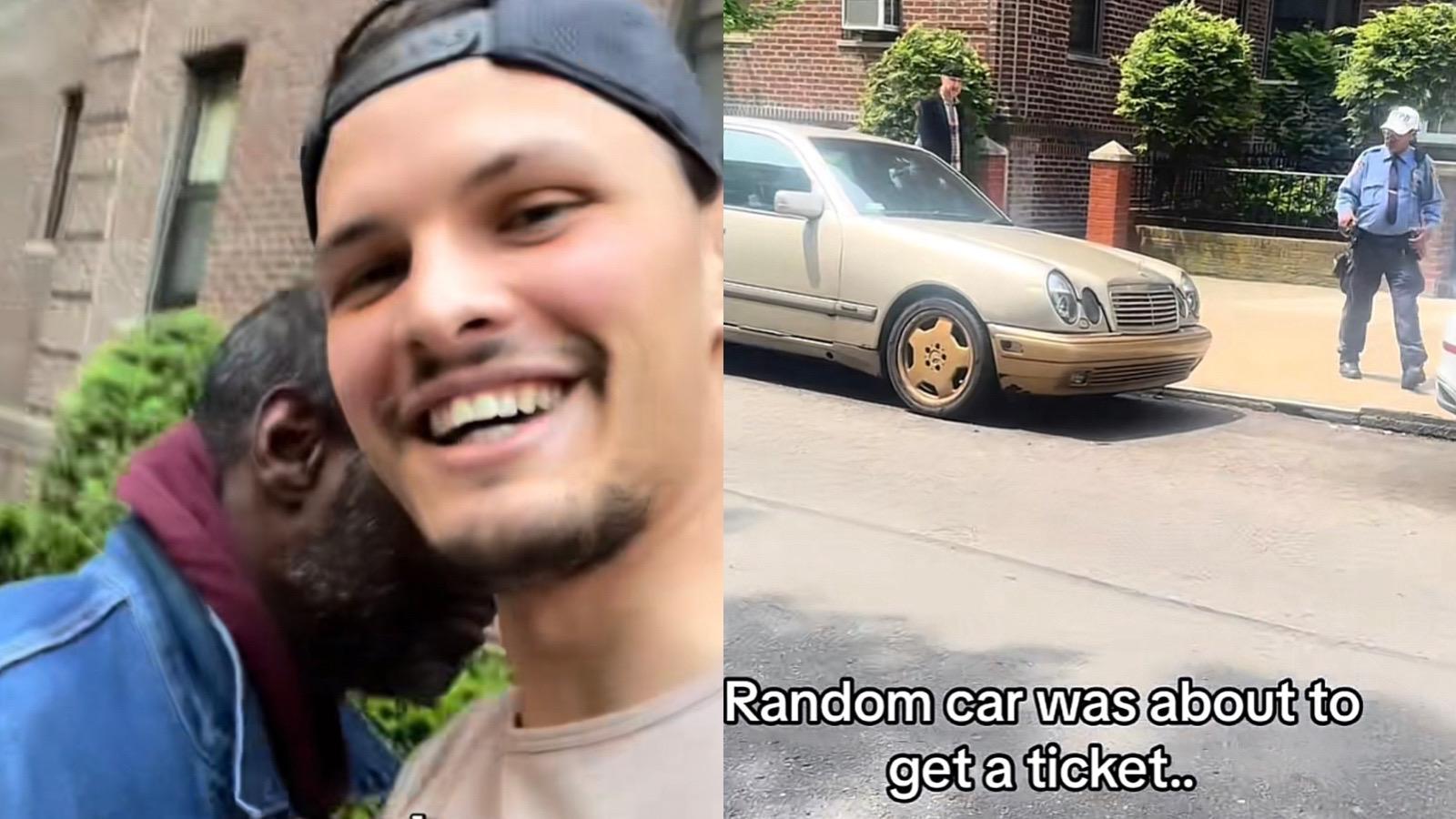 TikToker saves man from parking ticket