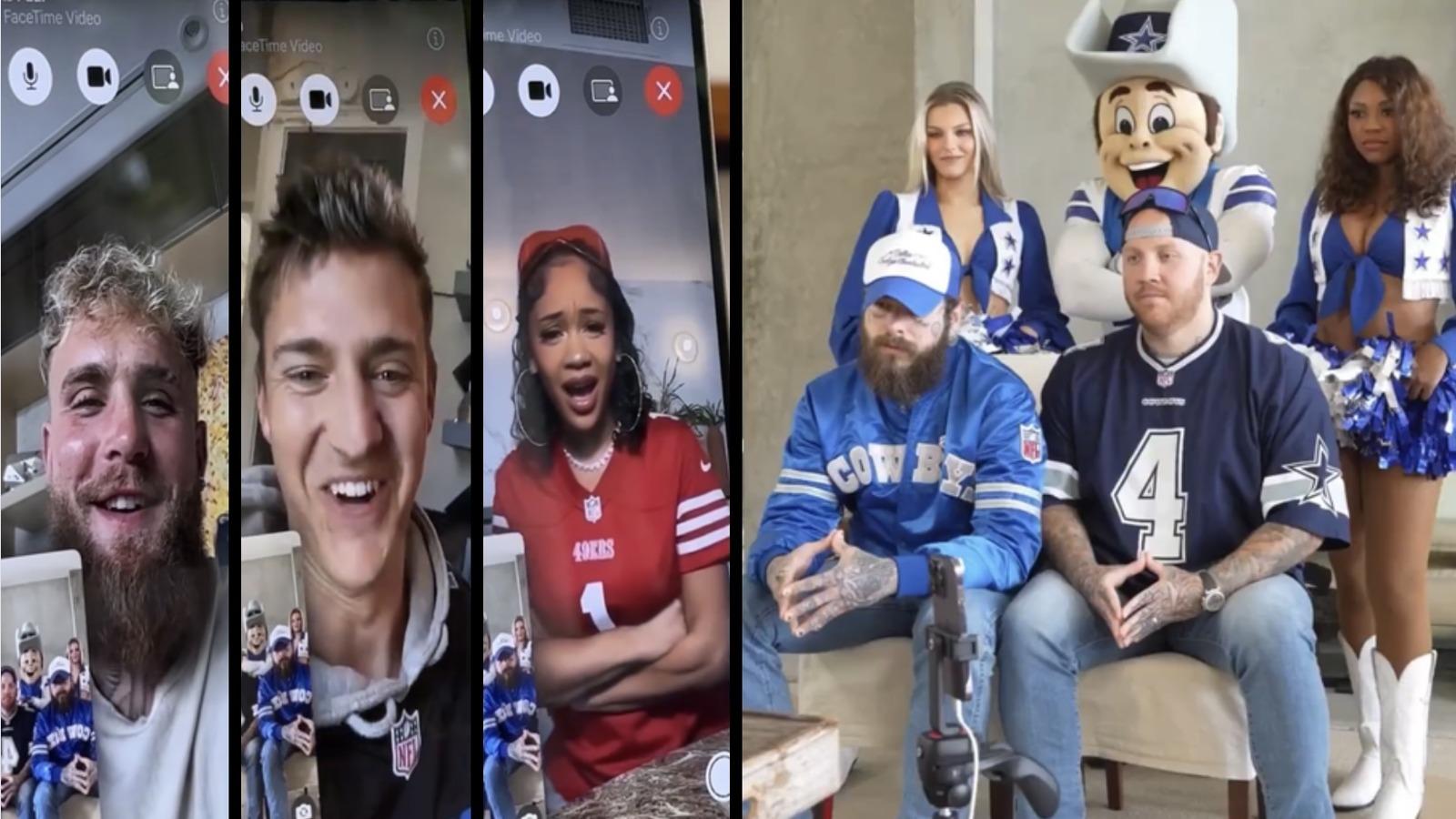The Dallas Cowboys expertly trolled several celebrities during the 2024 NFL regular season schedule reveal