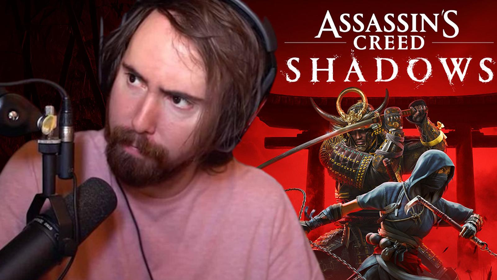 asmongold reveals problem with assassin's creed shadows