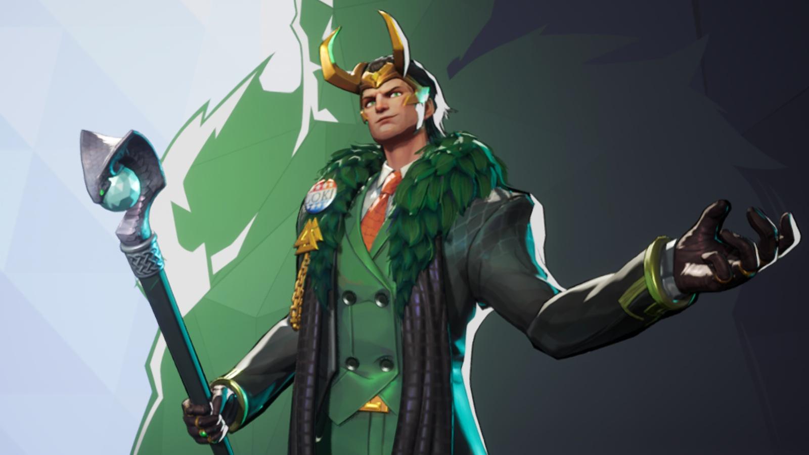 A screenshot featuring Loki from Marvel Rivals.