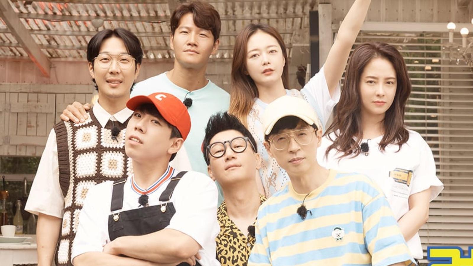 Yoo Jae-suk and the cast of Running Man.
