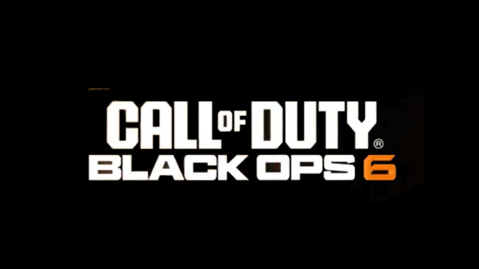 COD Black Ops 6 type logo
