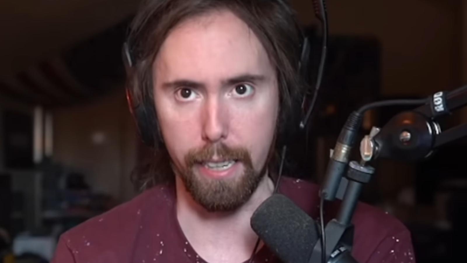 asmongold streaming on twitch in his room