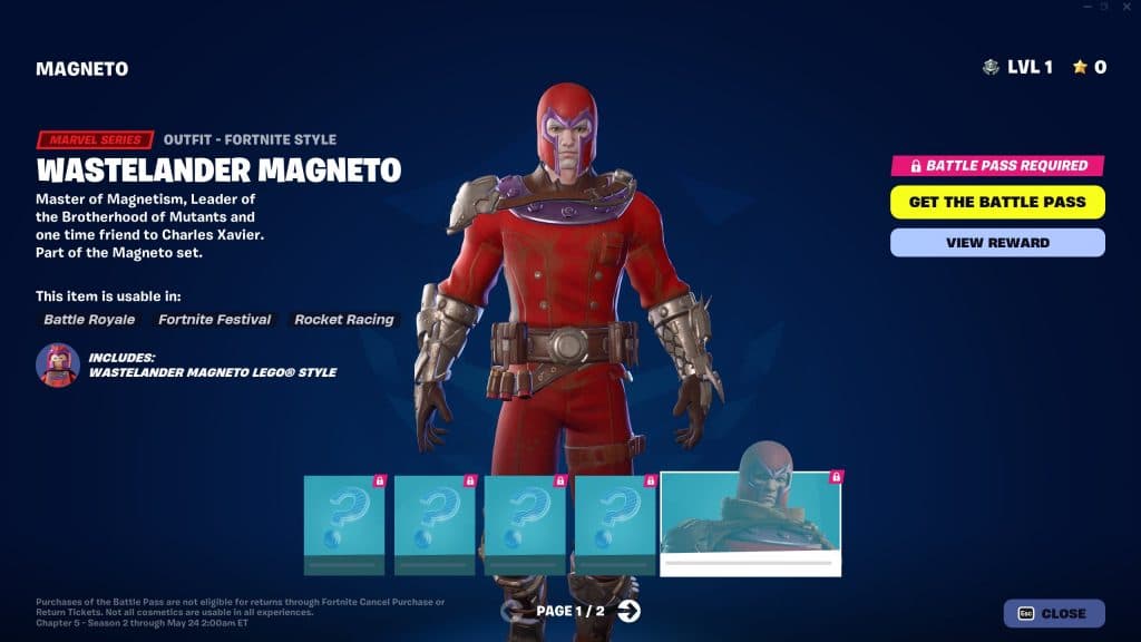 How to get Wastelander Magneto skin in Fortnite Chapter 5 Season 3 ...