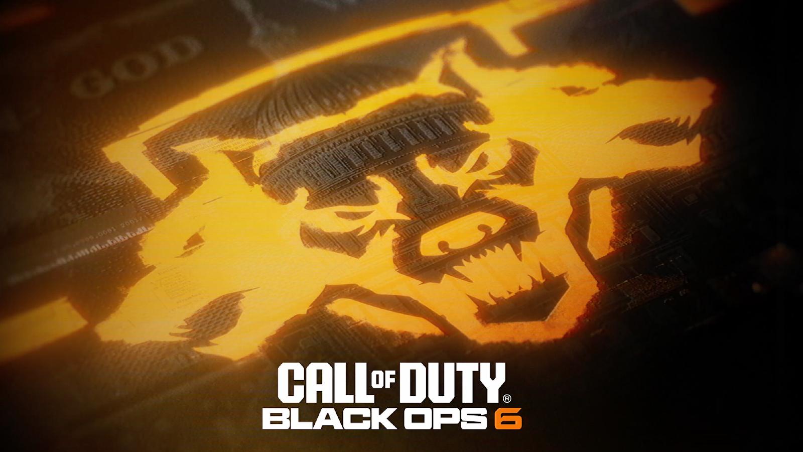 Call of Duty Black Ops 6 logo and key art