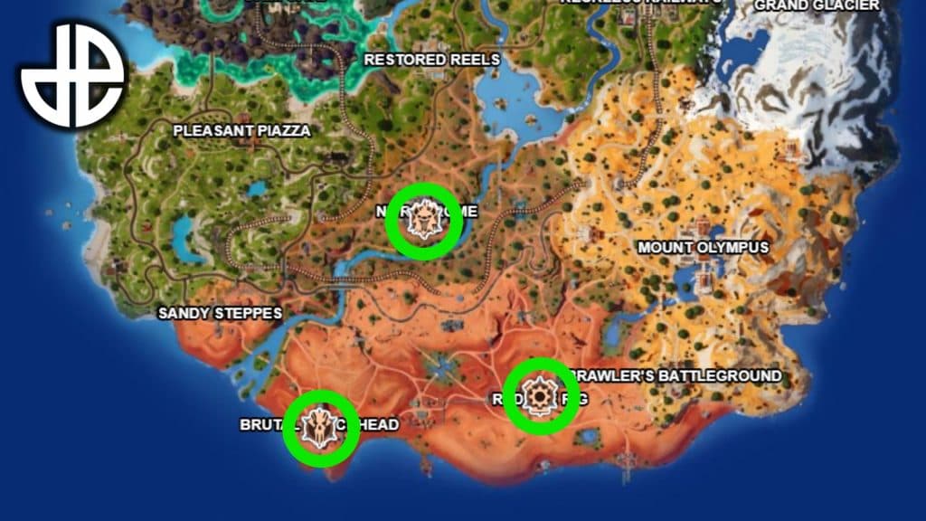 Fortnite Medallion locations Chapter 5 Season 3