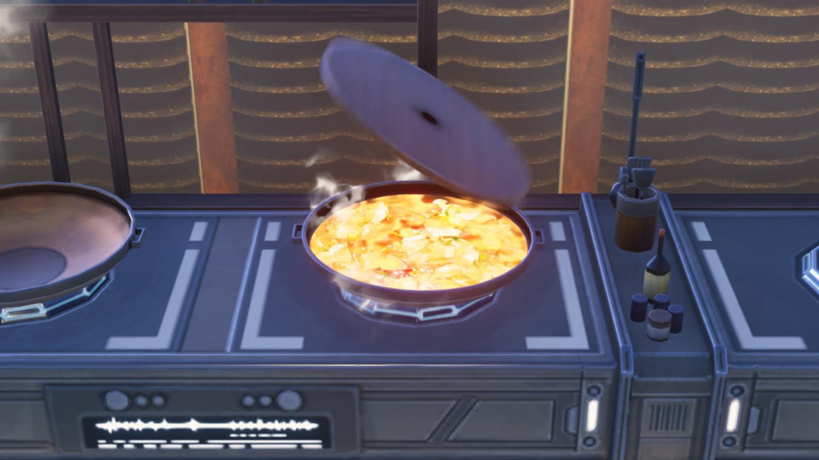 A screenshot featuring a dish in Wuthering Waves.