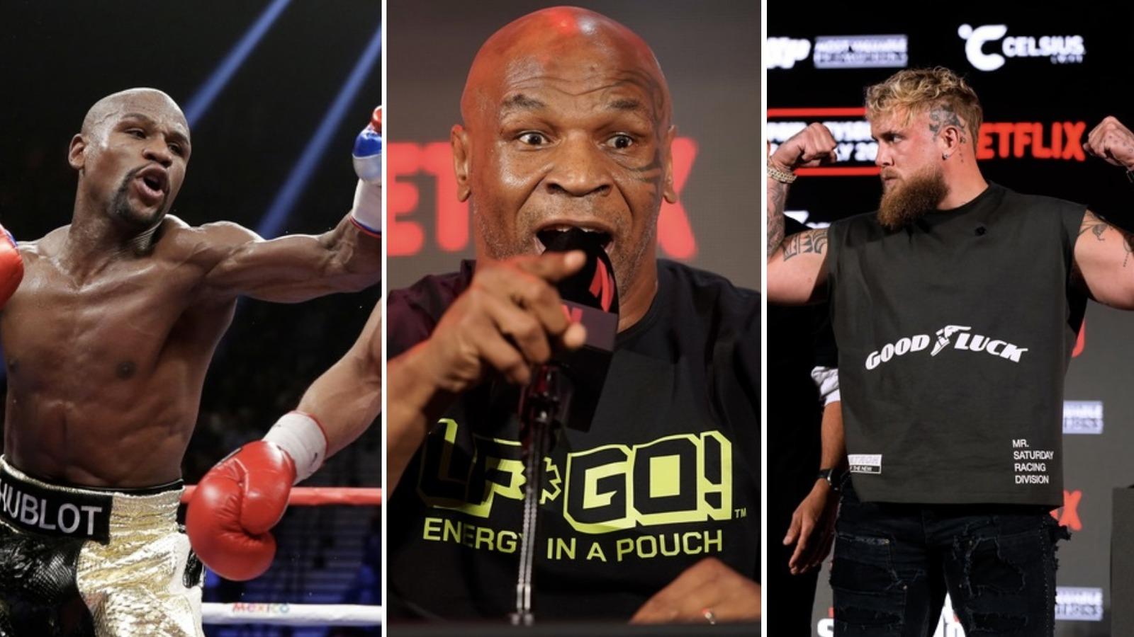 Floyd Mayweather Jr. believes that Jake Paul is “stealing money” by fighting Mike Tyson