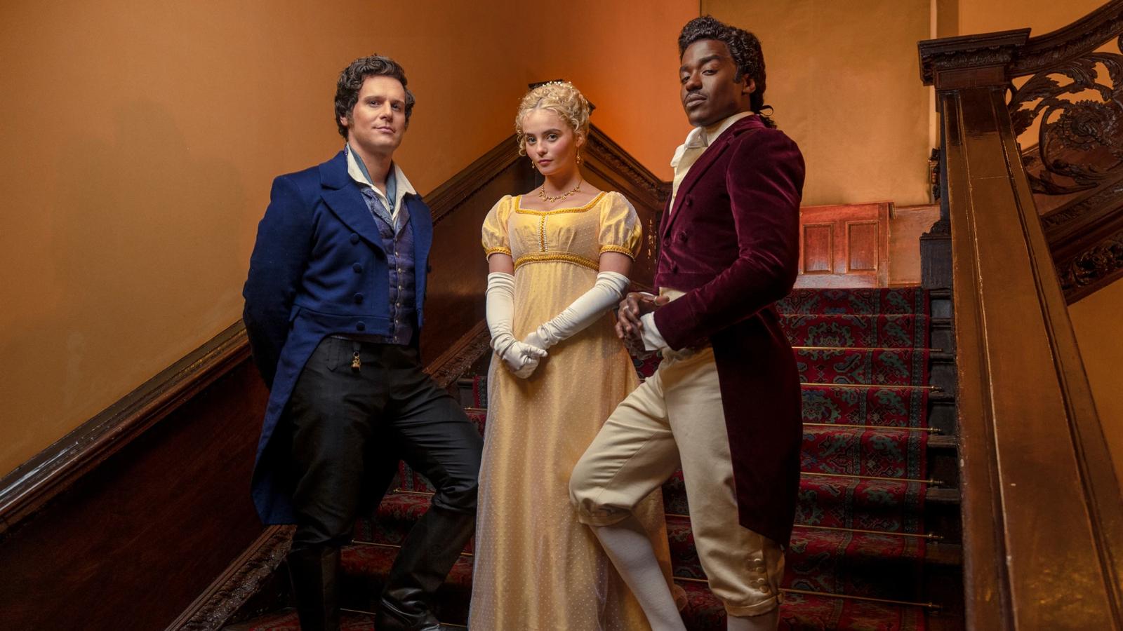 Jonathan Groff, Millie Gibson, and Ncuti Gatwa in Doctor Who: Rogue