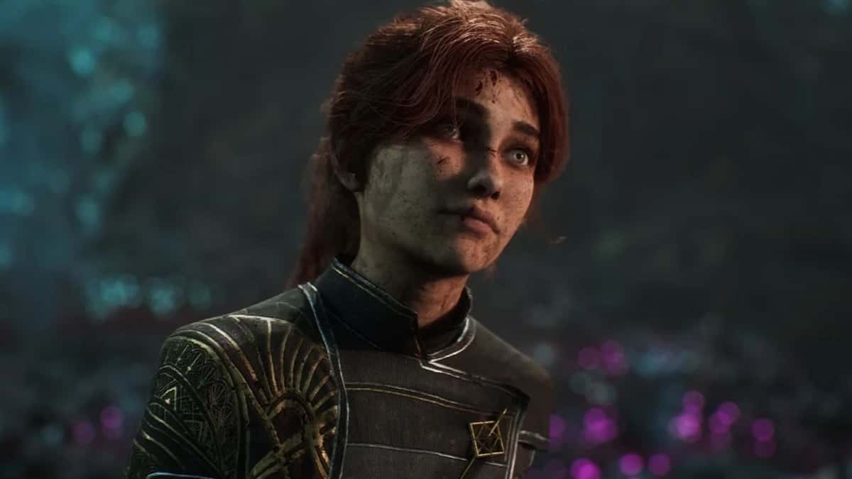 Girl with a concerned look on her face